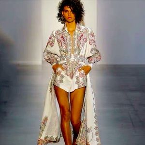 Zimmermann ninety-six shirt maxi dress NWT